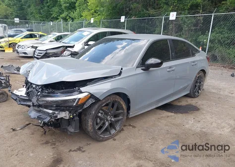 2025 Honda Civic Sport из США, поврежденный, VIN 2HGFE2F59SH570976